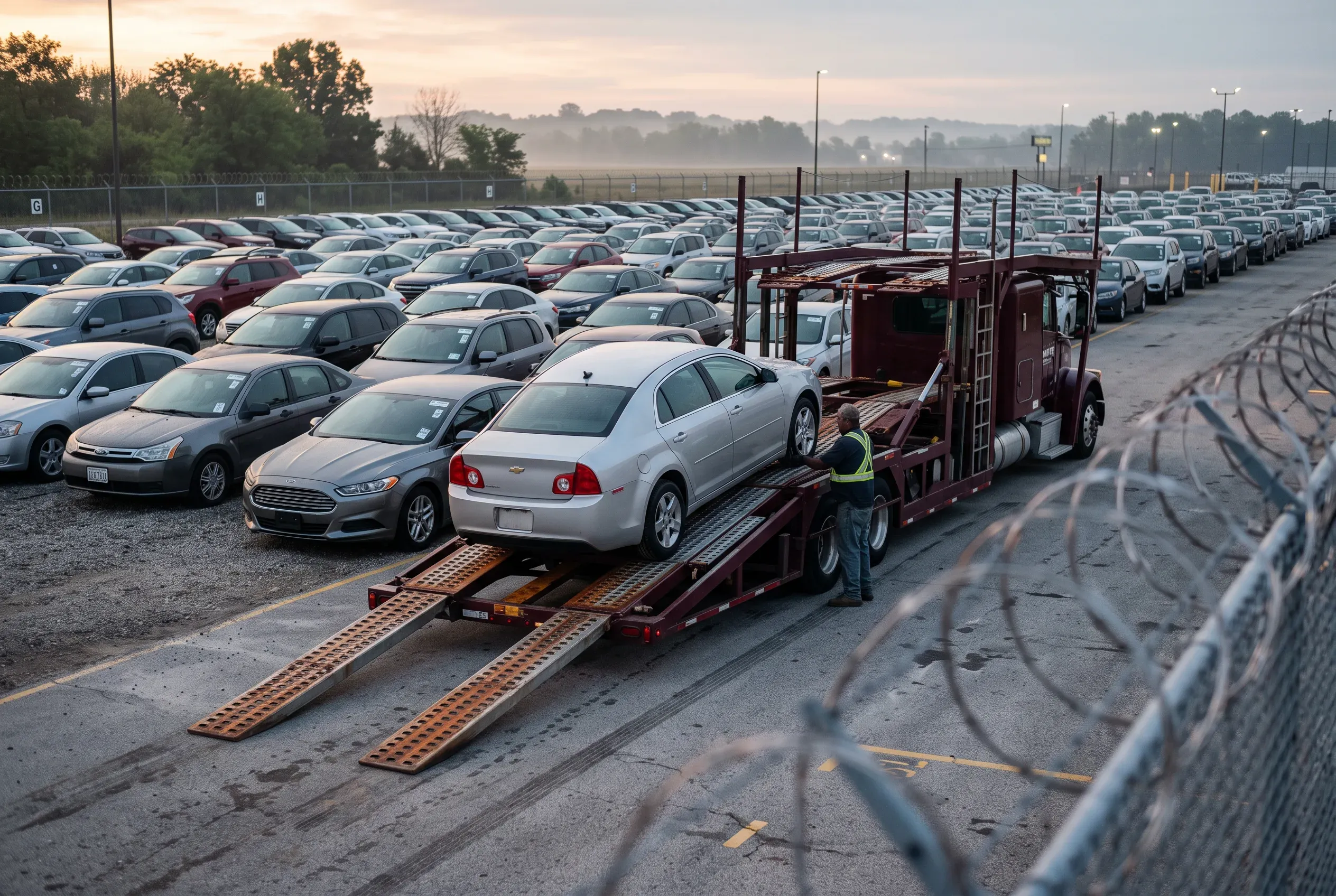 Auction-to-Dealer Transportation — Transportation from auction to dealership for a single vehicle or multiple units.