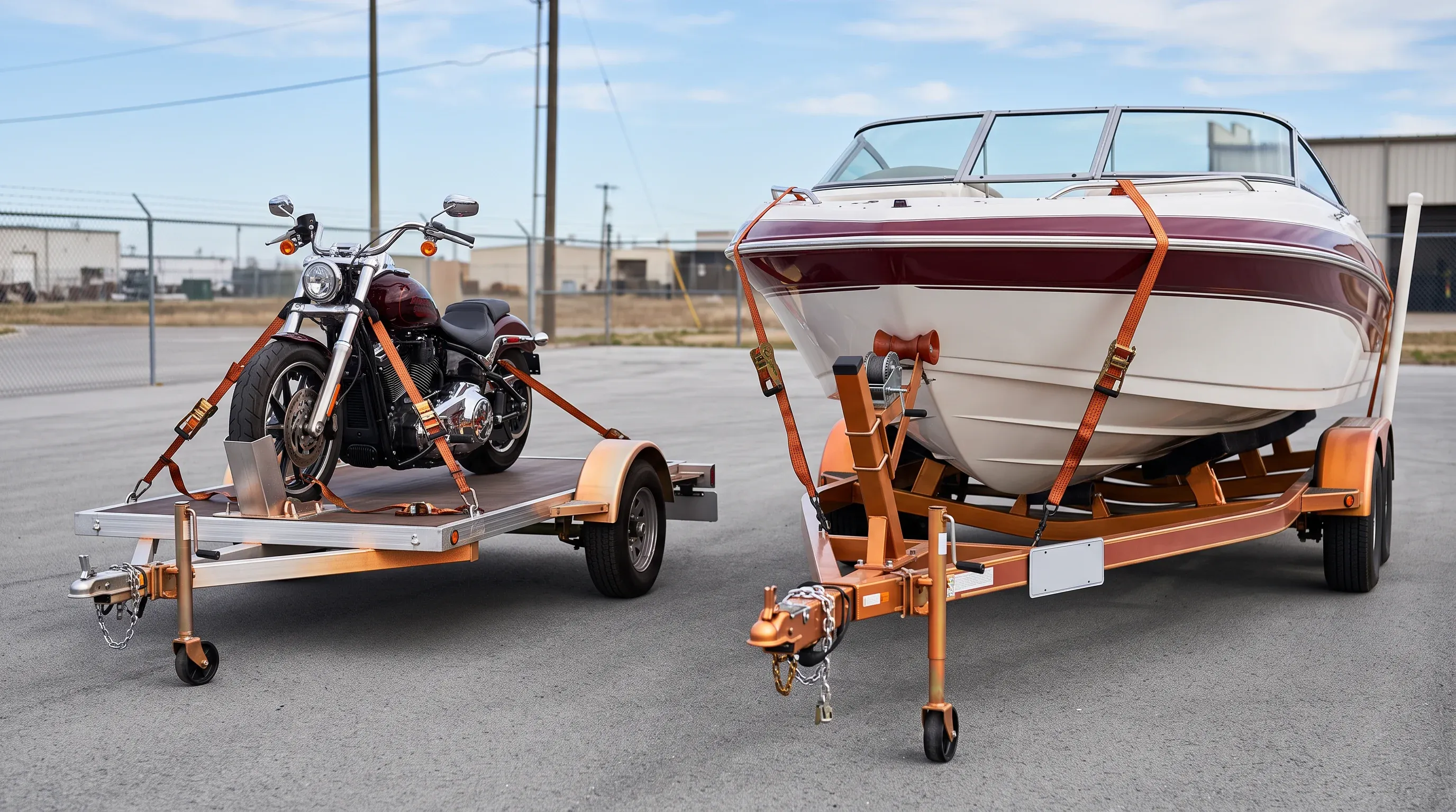 Specialty Vehicle Shipping — Boats, RVs, trailers, motorcycles, and specialty items.